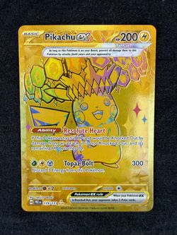 Gold Pikachu Ex 179/131