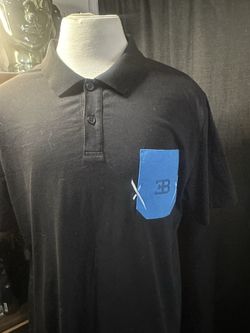 BUGATTI BLACK POLO XL