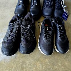 All The Shoes Are  brand new. Boots DKNY $50.00  The North Face $70.00 Hoka$80.00 Birkenstock Size 38 245 $150.00