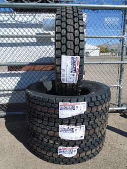 295/75R22.5 DRC LS741 All Terrain Open Shoulder Drive Position 16 Ply Tires