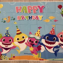 Babyshark Birthday Supplies 
