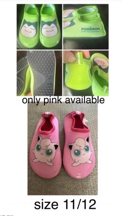 New pokemon aqua shoes size 11(I have only pink)