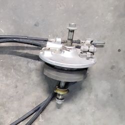 1986 Honda Elite Scooter 150, CH 150 Drum Brake System Assembly.