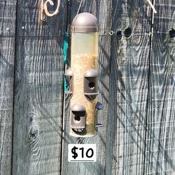 Bird Feeder with Bird Feed
