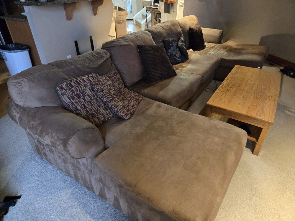 Sectional Couch - Loveseat + 2 Chaise - 12×5×3