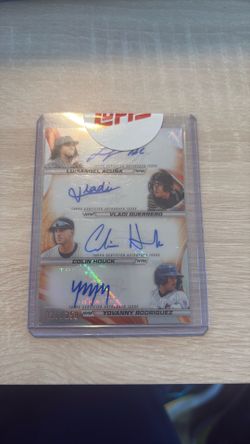 2024 Topps Bowmans Best Quad Auto Mets - Acuna/Guerrero/Houck/Rodriguez SP #126/250!