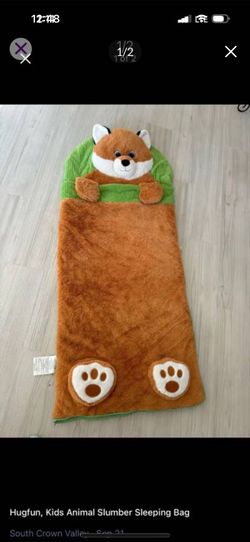 Hugfun animal slumber sleeping bag