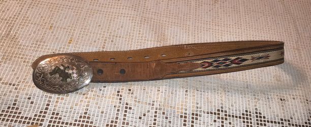 Boys Western Belt/Buckle Combo