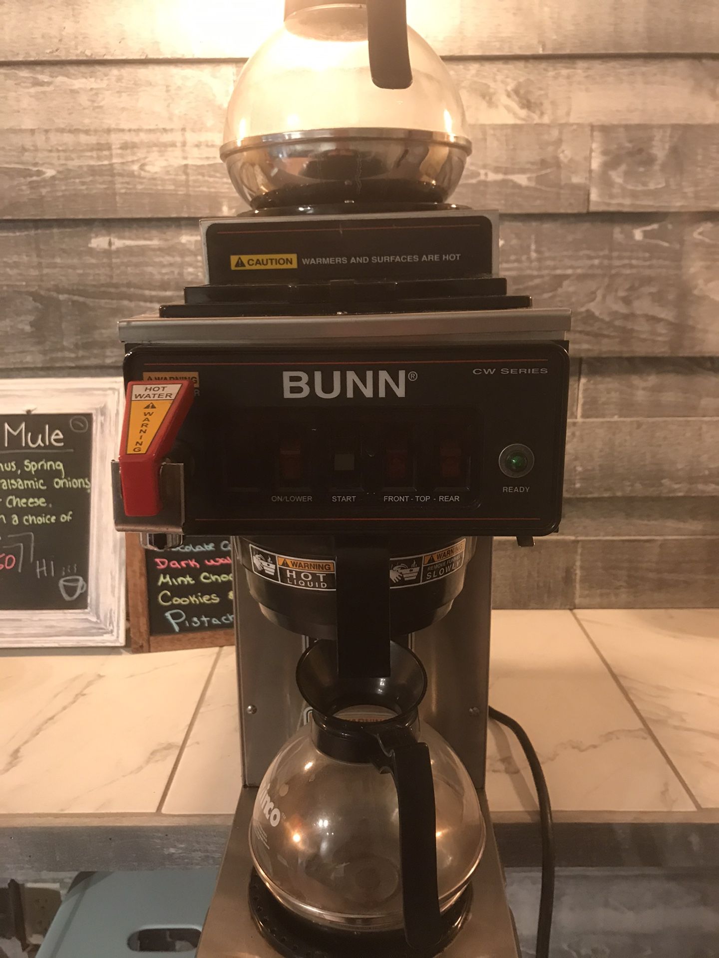 Bunn coffee maker machine brewer cw series 110v