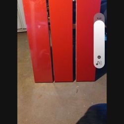  3 IKEA LACK Individual Wall Shelves new condition red