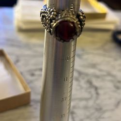  Yemen In the 19th Century Old Silver Carnelian Ring