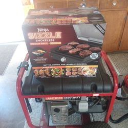 Ninja Sizzle Smokeless Grill New Never Used Or Opened