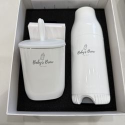 Baby’s Brew Bottle Warmer + Formula Dispenser Set (White)