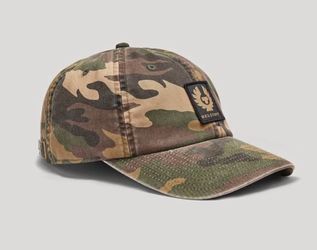 NEW Belstaff Phoenix camo patch cap