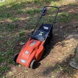 Black & Decker 20 Inch electric lawnmower zero emissions