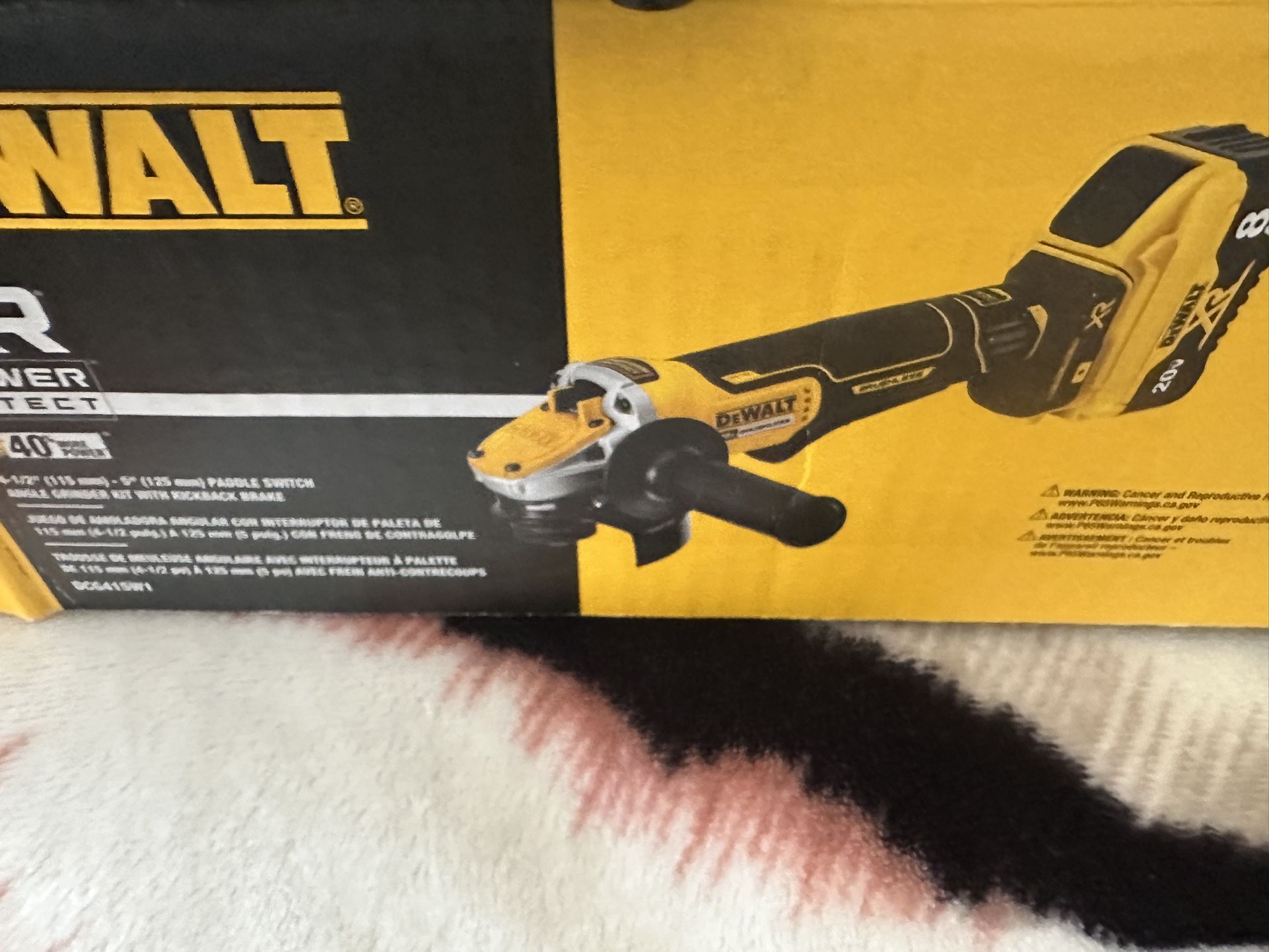 Dewalt XR Grinder