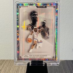 Shai Gilgeous-Alexander Glass Canvas Case Hit SSP