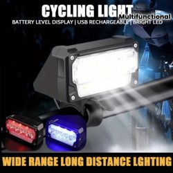 Rechargeable Super Bright Headlight Bikes Scooters E-bikes New