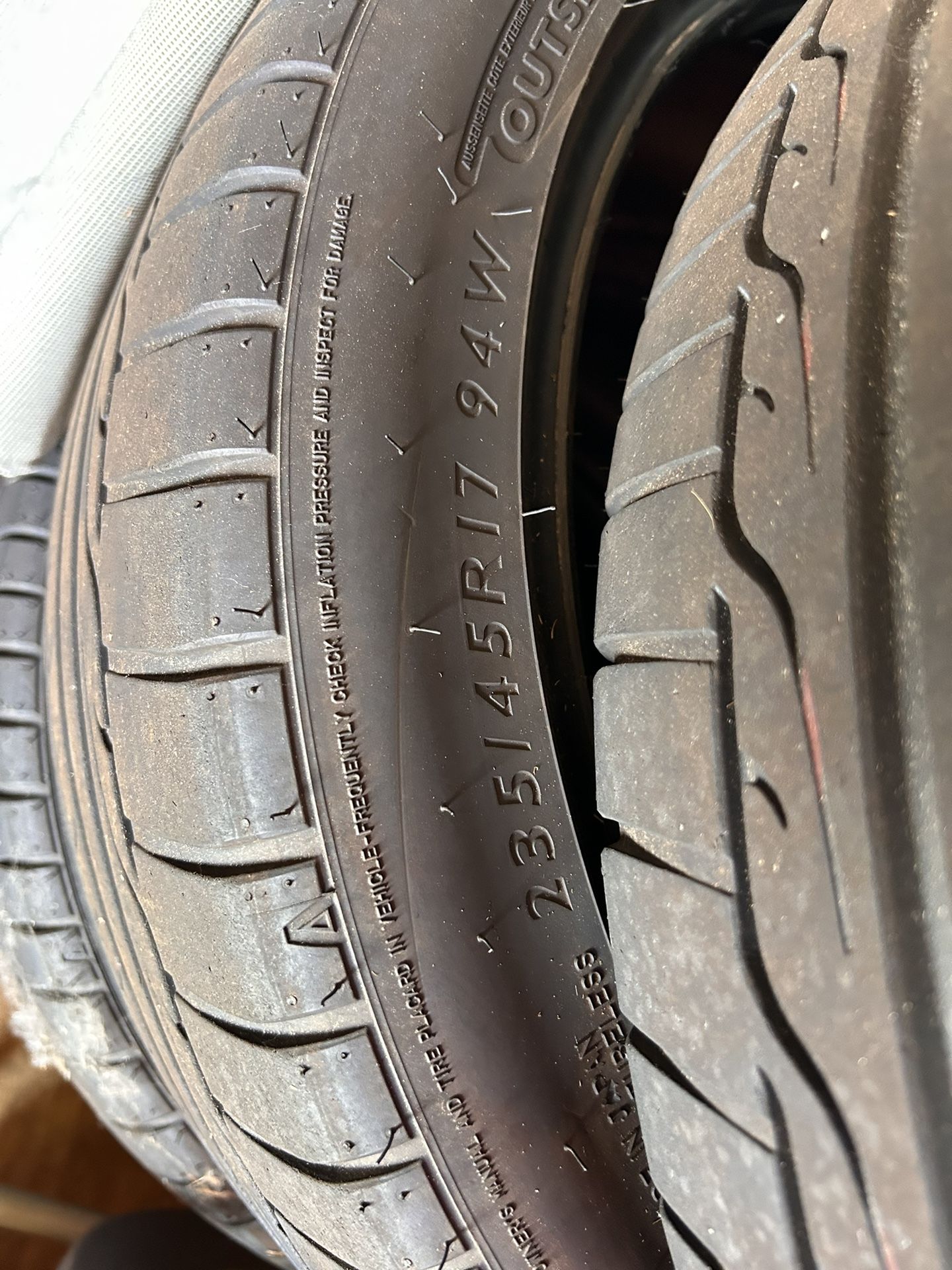 235/45r17 Dunlop Sport Maxx Tires 