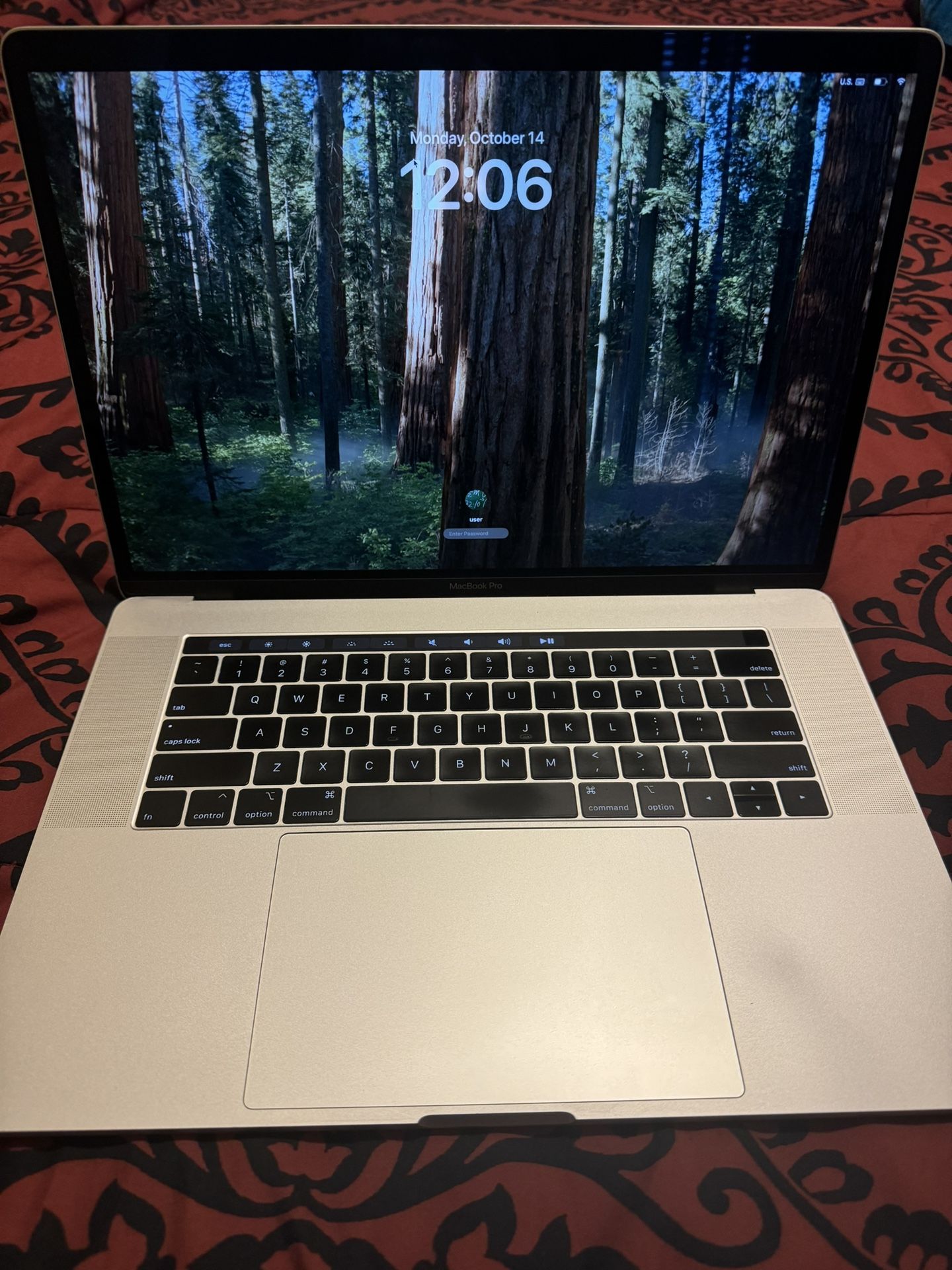 MacBook Pro 2019 i9 (15-inch) w/Touch Bar Newest macOS “Sequoia”