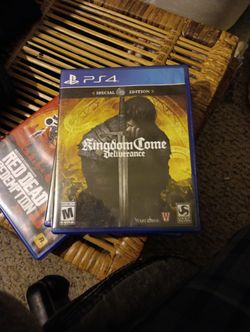 Kingdom Come Deliverience Playstation 4 Video Game In Perfect Condition 