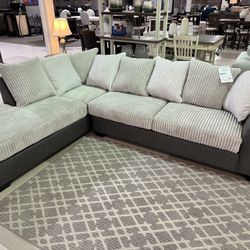 [OM] 🟪 Only $45 initial then take it home 🏡 Brand New Clairette Court 2 Piece Sectional 