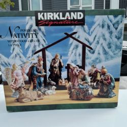 Porcelain Nativity Set 