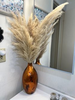 PAMPAS GRASS & Vase