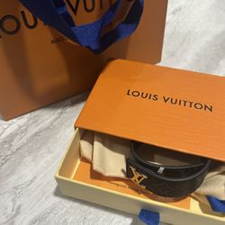 Black LV Designer Bracelet