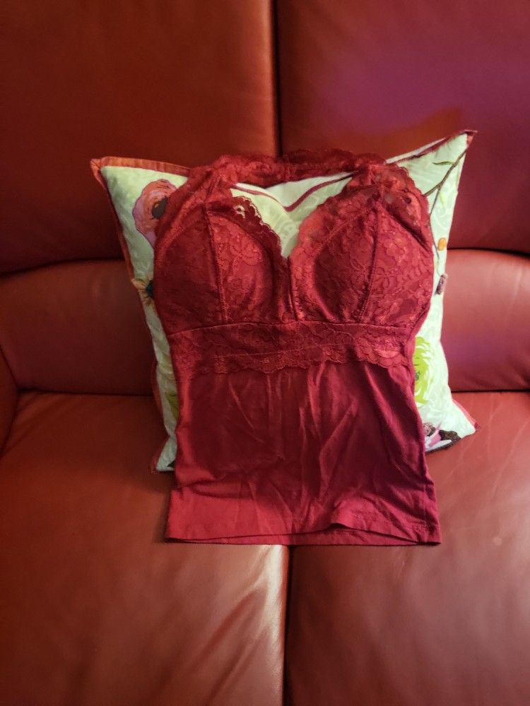 Red Haulter Top.