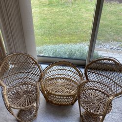 Wicker Chairs For Dolls