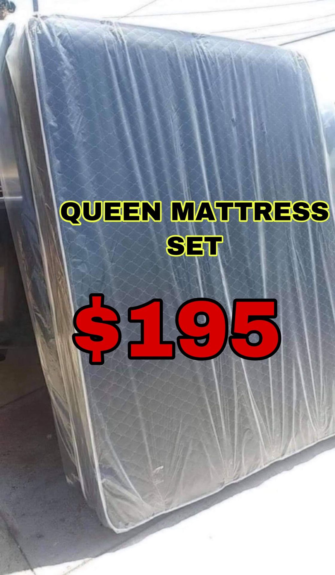 QUEEN MATTRESS AND BOX SPRING 
