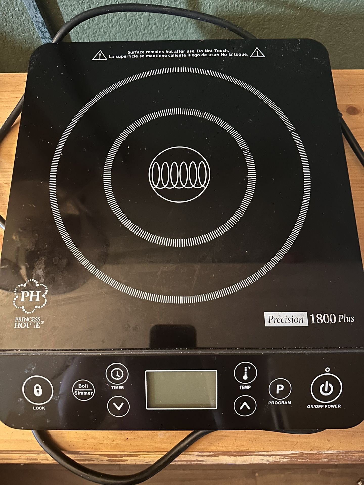 Brûleur à Induction Princess House Precision 1800 Plus – 1800W – Neuf Sous Boîte
