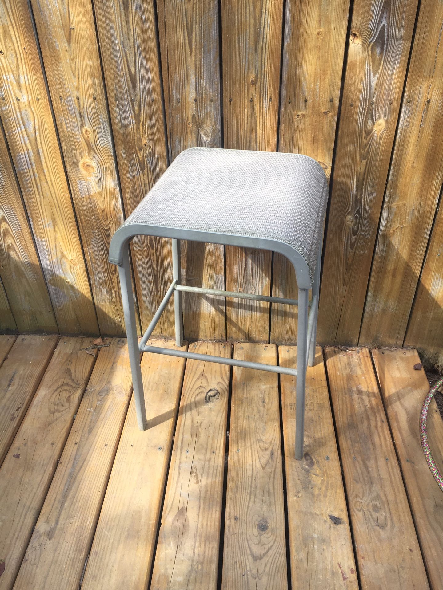 Outdoor bar height stool