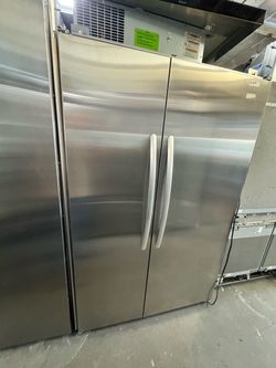 Kitchenaid 48” built in Stainless Steel Side-by-Side Refrigerator