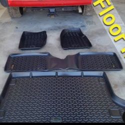 Jeep Cherokee xj quadratec heavy duty full set floor mats