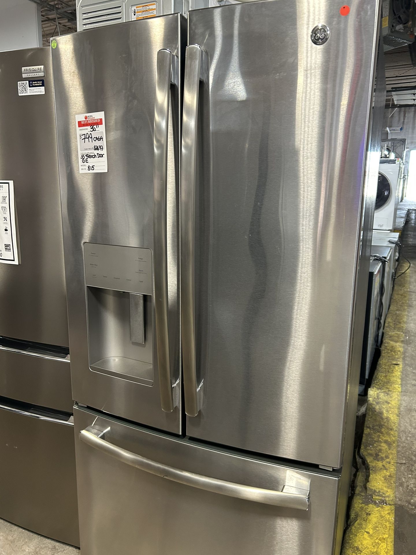 32” Inch French Door Fridge - Preowned