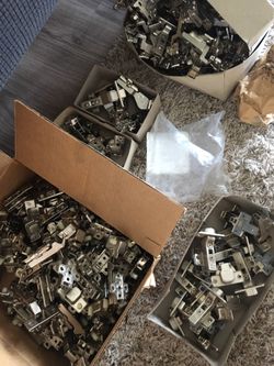 HINGES!!! We have a variety of cabinet hinges!