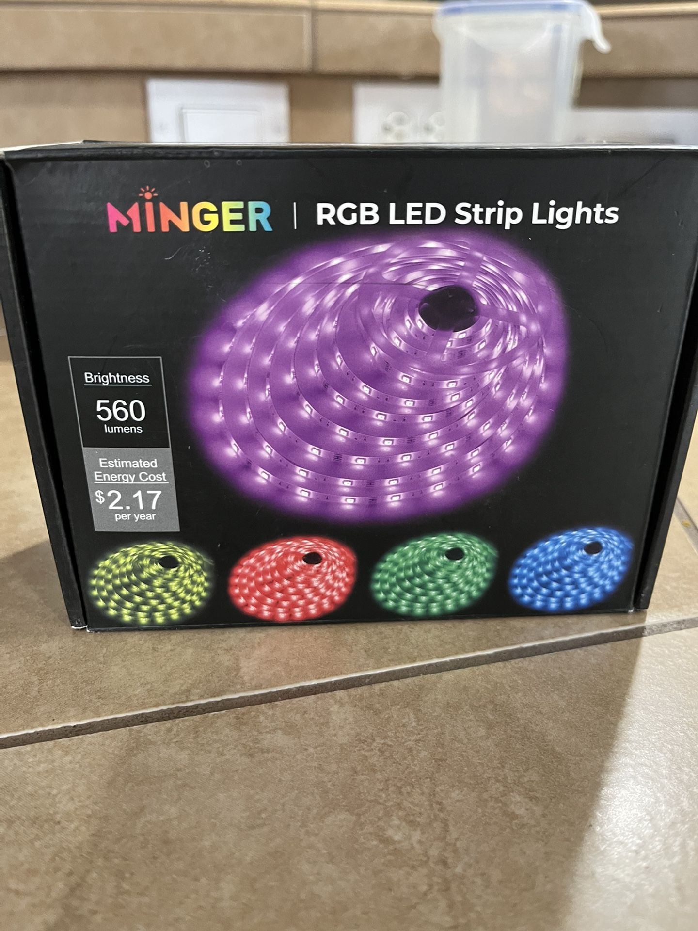 LED strip lights never used asking 15