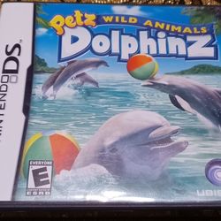 Nintendo DS Video Game Dolphinz Petz Wild Animals 