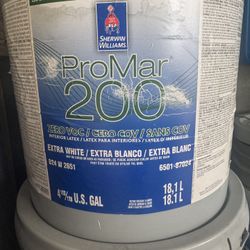 PROMAR 200 Interior Paint Extra White 4 Gallon NEW