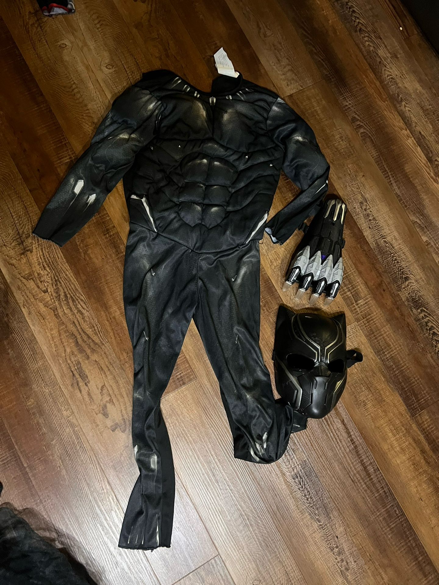Black Panther Avengers Super Hero Halloween Kids Children’s Costume Wi Th Mask And Accessory