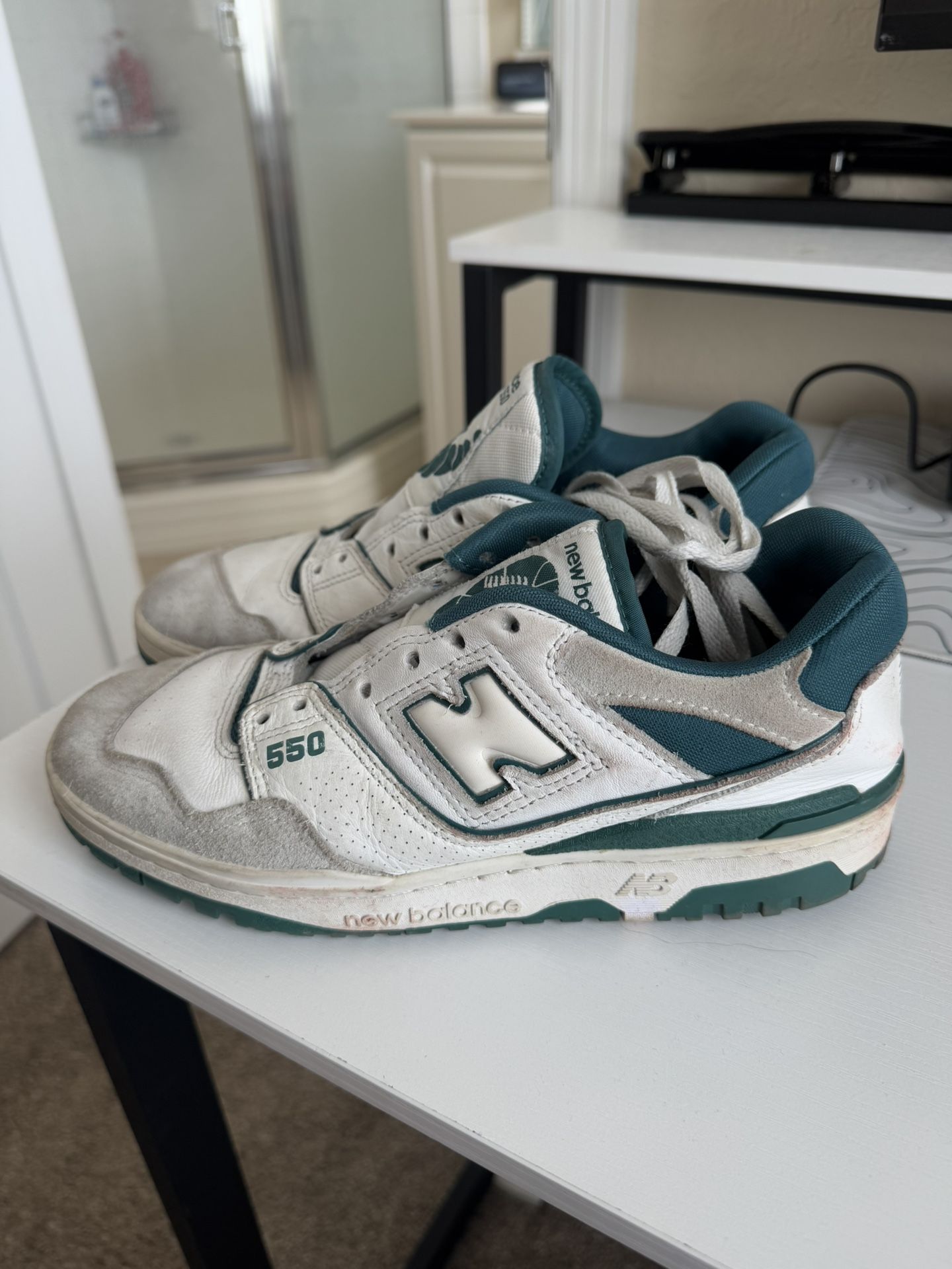 New Balance 550 Green Size 8M 9.5W
