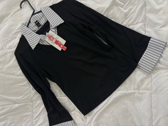 Cider cotton blend striped shirt
