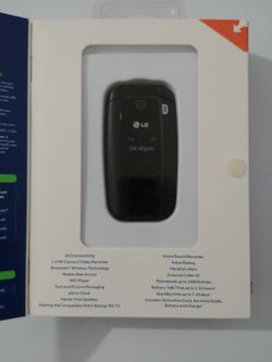 Brand new LG 440g flip phone in box