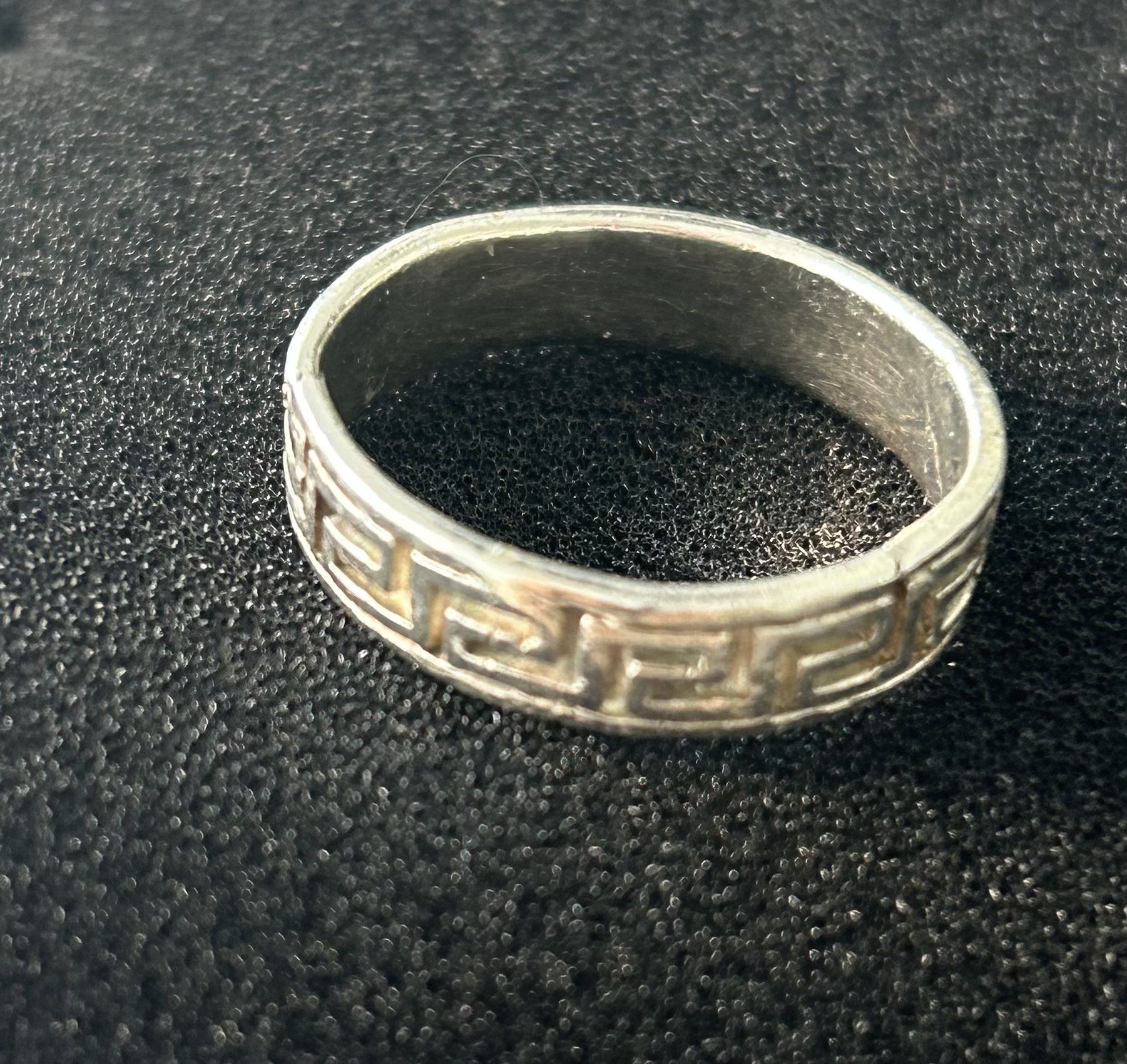 Silver ring men - Size 12