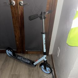 WAYPLUS Foldable Kick Scooter – Lightweight, 8” Wheels, Adjustable Height, Supports up to 240 lbs