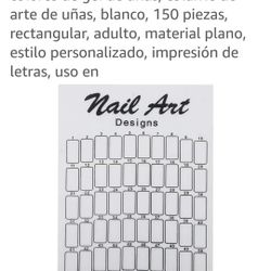 Tabla Para Exhibición De Arte De Uñas 