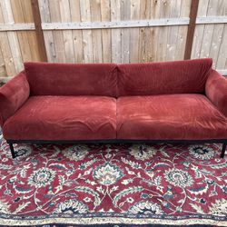 Red IKEA Couch