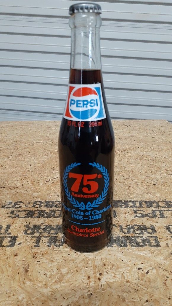 75th Anniversary Edition Pepsi bottle